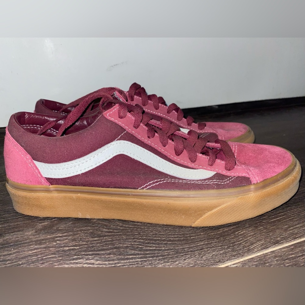 Maroon Vans